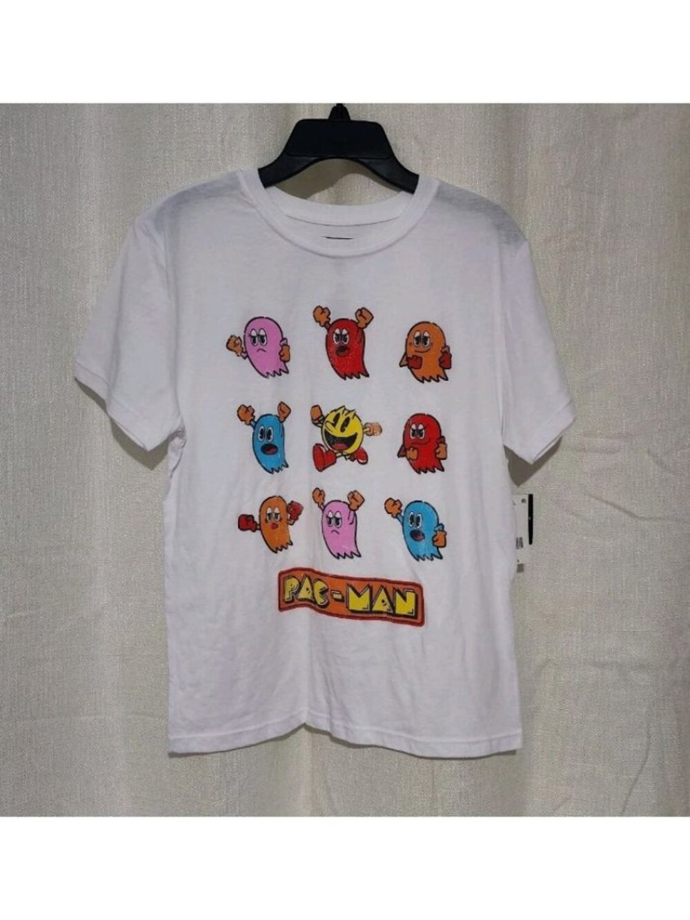 Grayson Threads Kids Big Boys Pac-Man Graphic T-shirt White XL NWT